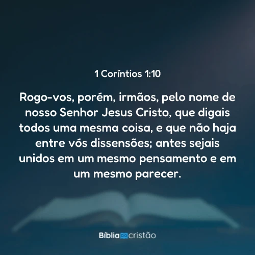 1 Coríntios 1:10