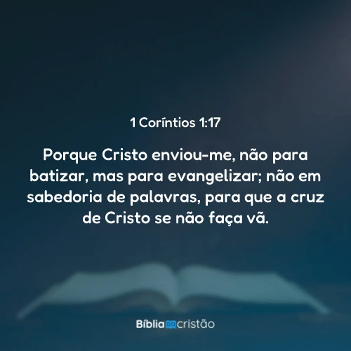 1 Coríntios 1:17