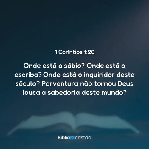 1 Coríntios 1:20