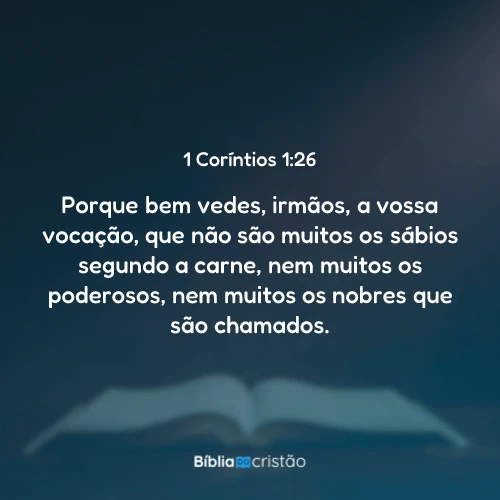 1 Coríntios 1:26