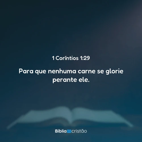 1 Coríntios 1:29