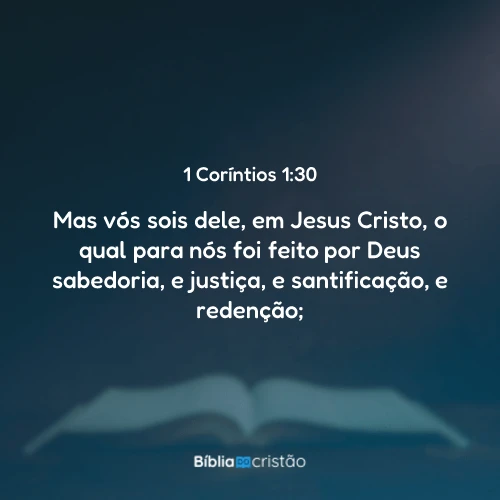 1 Coríntios 1:30