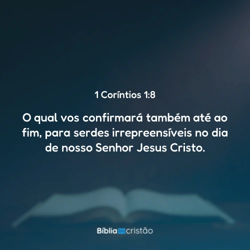 1 Coríntios 1:8