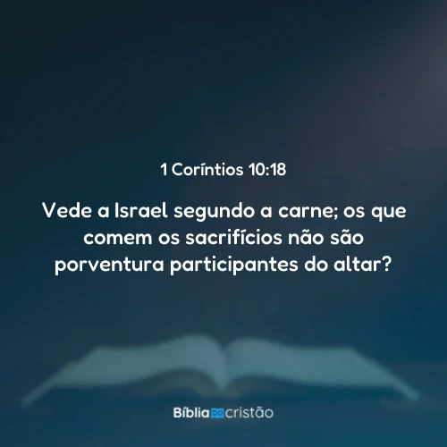 1 Coríntios 10:18