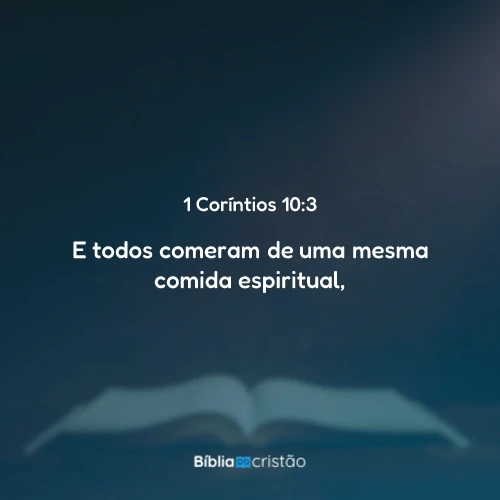 1 Coríntios 10:3