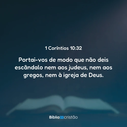 1 Coríntios 10:32