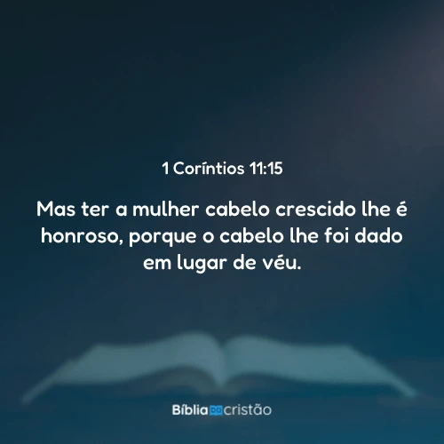1 Coríntios 11:15