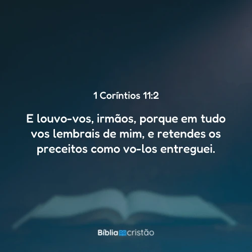 1 Coríntios 11:2