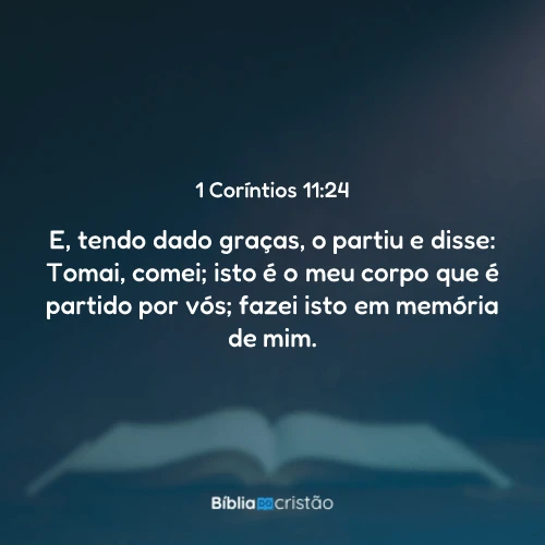 1 Coríntios 11:24