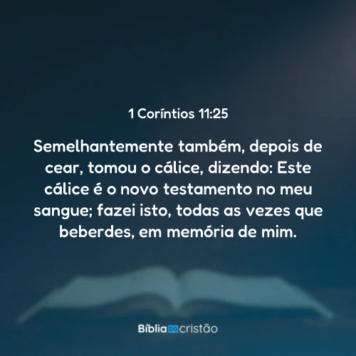 1 Coríntios 11:25
