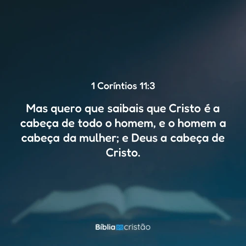 1 Coríntios 11:3