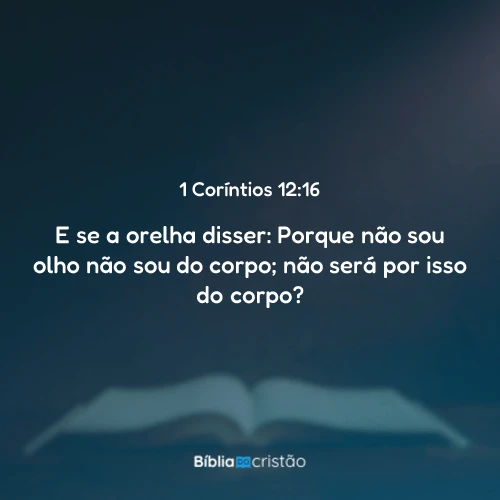 1 Coríntios 12:16
