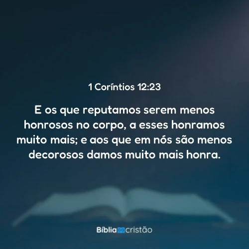 1 Coríntios 12:23