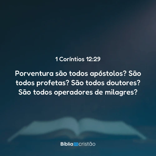 1 Coríntios 12:29