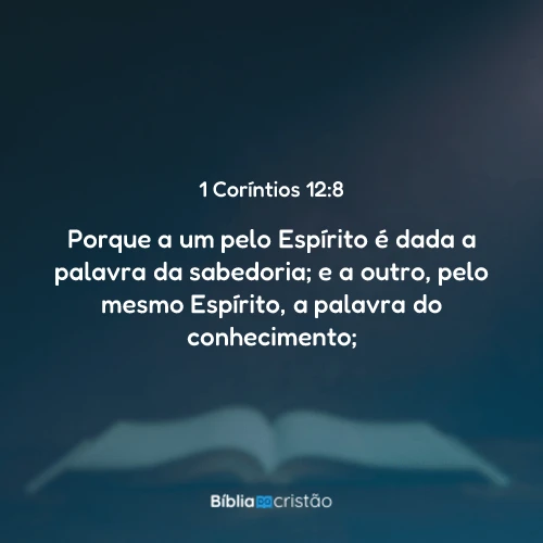 1 Coríntios 12:8