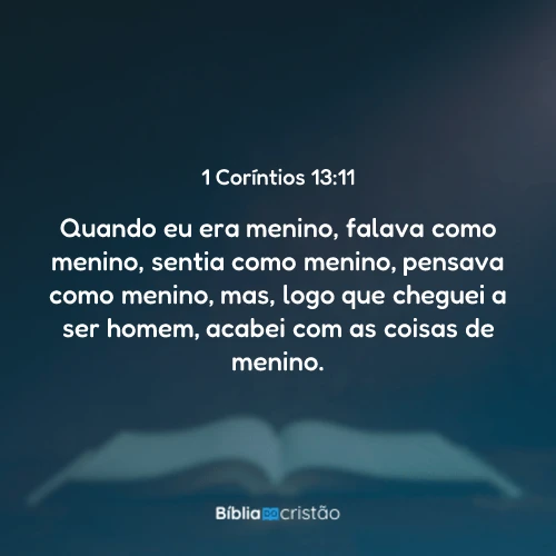 1 Coríntios 13:11