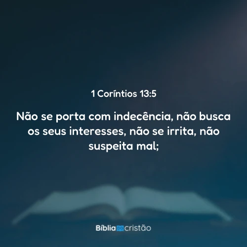 1 Coríntios 13:5