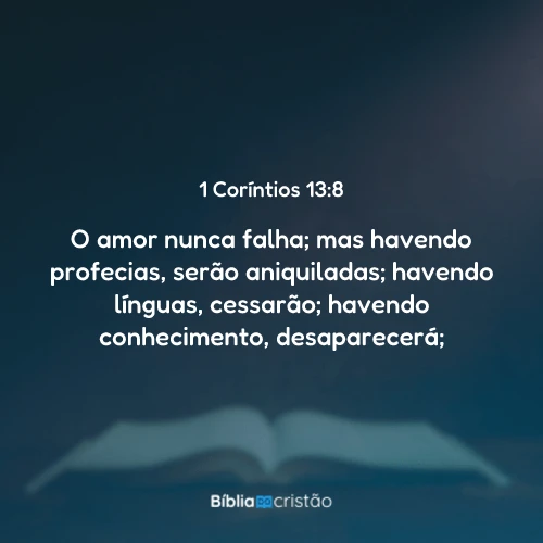 1 Coríntios 13:8