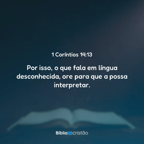 1 Coríntios 14:13