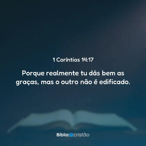 1 Coríntios 14:17