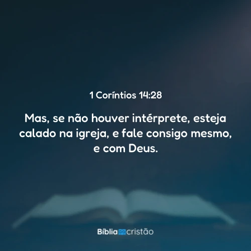 1 Coríntios 14:28