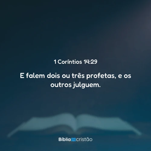 1 Coríntios 14:29