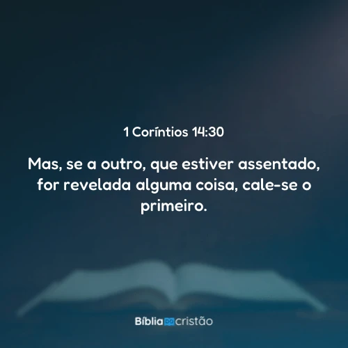 1 Coríntios 14:30