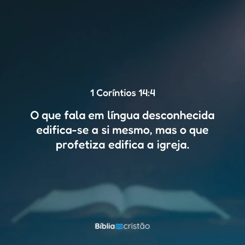 1 Coríntios 14:4