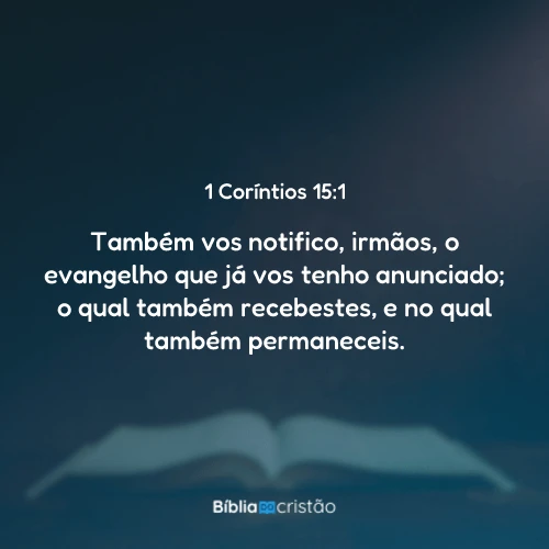 1 Coríntios 15:1