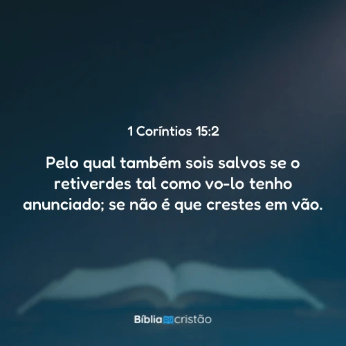 1 Coríntios 15:2