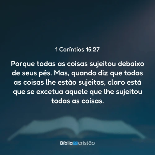 1 Coríntios 15:27