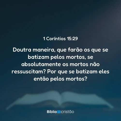 1 Coríntios 15:29