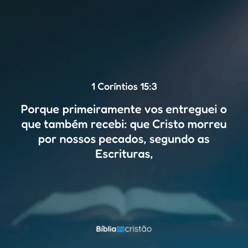 1 Coríntios 15:3