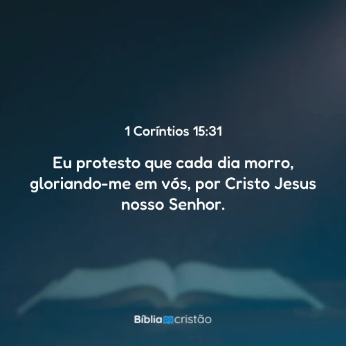 1 Coríntios 15:31
