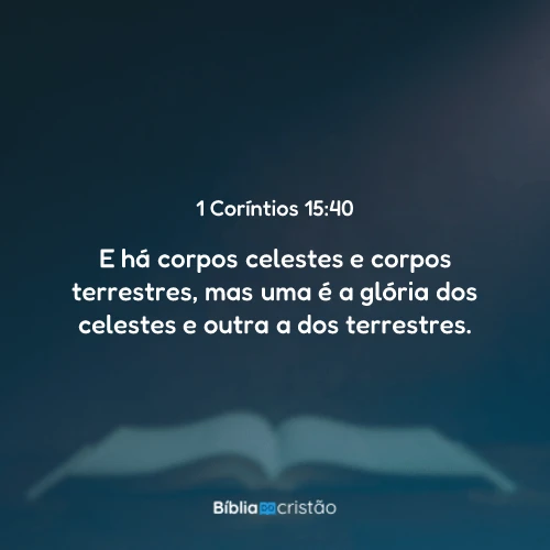 1 Coríntios 15:40