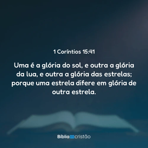 1 Coríntios 15:41