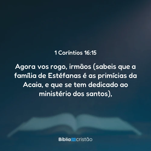 1 Coríntios 16:15