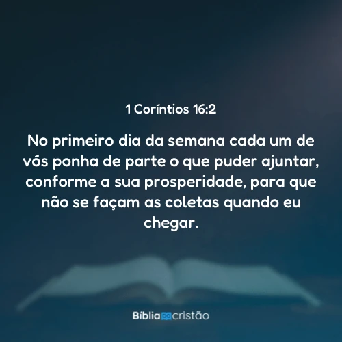 1 Coríntios 16:2