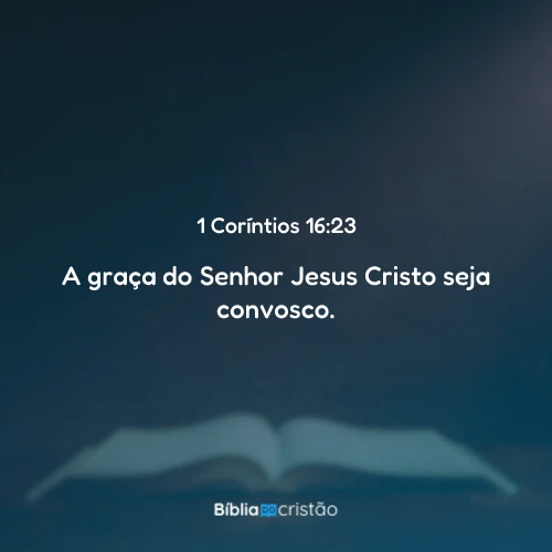 1 Coríntios 16:23