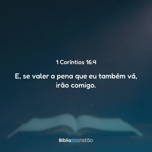 1 Coríntios 16:4
