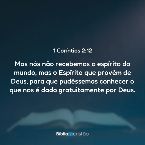 1 Coríntios 2:12