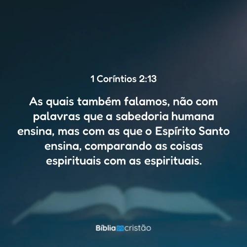 1 Coríntios 2:13