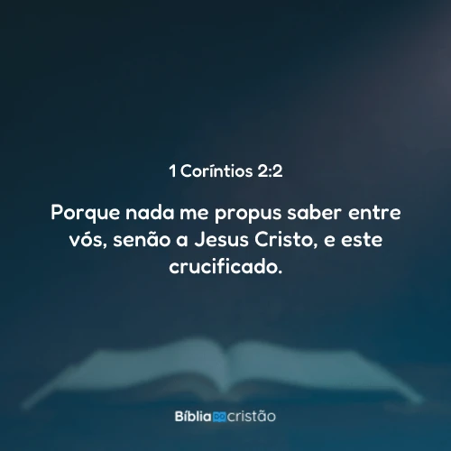 1 Coríntios 2:2