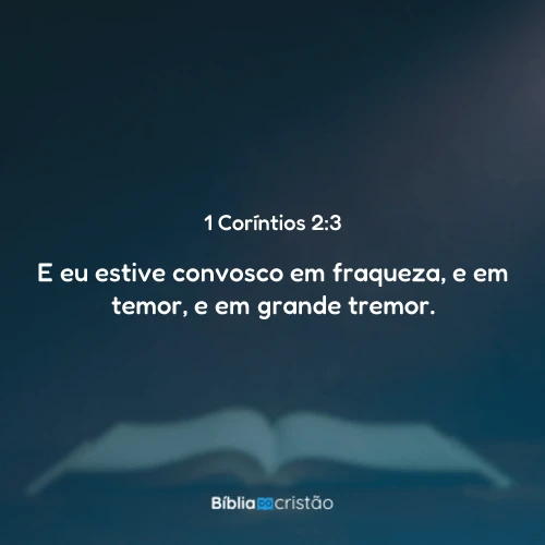 1 Coríntios 2:3