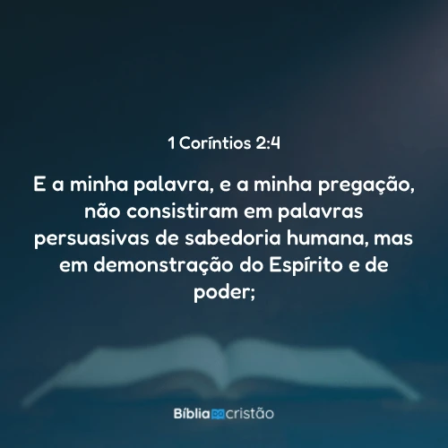 1 Coríntios 2:4