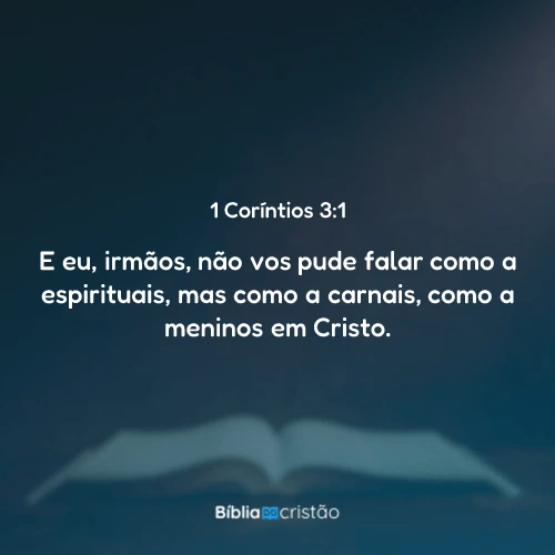 1 Coríntios 3:1
