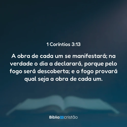 1 Coríntios 3:13