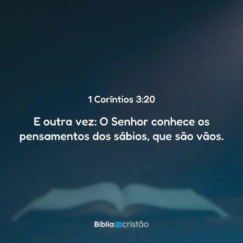 1 Coríntios 3:20