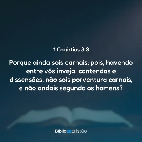 1 Coríntios 3:3