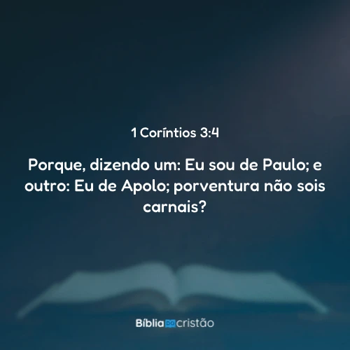 1 Coríntios 3:4